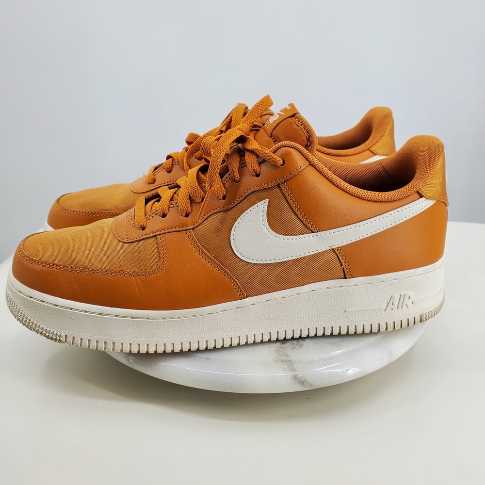 Nike Air Force 1 Low Monarch Sail Orange White FB2048-800 Mens 12.5 Sneaker - Picture 2 of 11